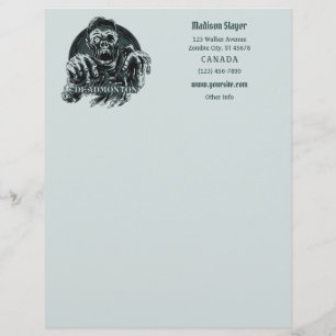 Custom text DEADMONTON Schreibpapier