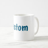CUSTOM Text Design – Personalized Style Statement Kaffeetasse (VorderseiteRechts)
