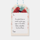 Custom text Dia de Muertos ☠️ La Calavera Catrina Geschenkanhänger (Rückseite)