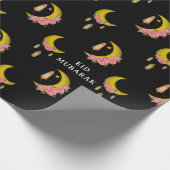 Custom Text Eid al-Fitr Mubarak Geschenkpapier (Ecke)