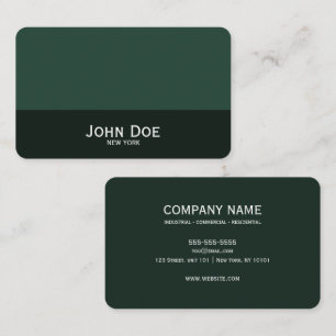 CUSTOM TEXT - Erstellen Sie Ihr eigenes Minimalist Visitenkarte