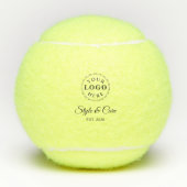 Custom Text Established Tennis Ball Brand Design (Vorderseite)