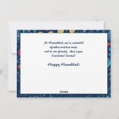 Custom text Festival of Lights: Feiertagskarte (Rückseite)