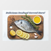 Custom Text Fish Dorado Fensteraufkleber (Blatt)