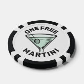 Custom Text Free Martini Pokerchips (Einzeln)