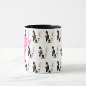 Custom Text French Bulldog Coffee Mug Tasse (Zentrum)