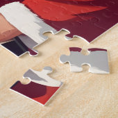 Custom Text Funny Betrunken Santa Puzzle (Seite)