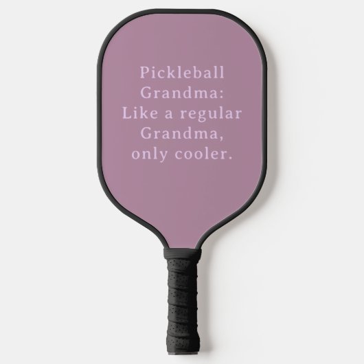 Custom Text Funny Oma Pickleball Schläger (Vorderseite)