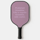 Custom Text Funny Oma Pickleball Schläger (Rückseite)