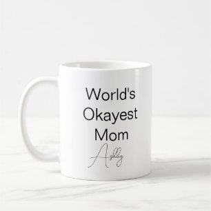 Custom Text Funny Spaß World's beste Mama Kaffeetasse