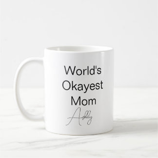 Custom Text Funny Spaß World's beste Mama Kaffeetasse