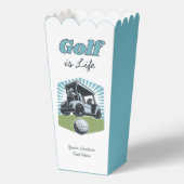 Custom Text Golf is Life Geschenkschachtel (Rückseite)