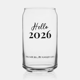 Custom Text Hello 2026 New Years Eve Party Dosenglas