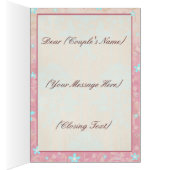 Custom Text Hochzeitskarte (Innen (Rechts))