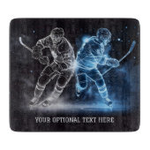 Custom Text Ice Hockey Schneidebrett (Vorderseite)