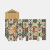 Custom text Jolly Ginger Paddle Pouch Geschenkschachtel (Ungefaltet)