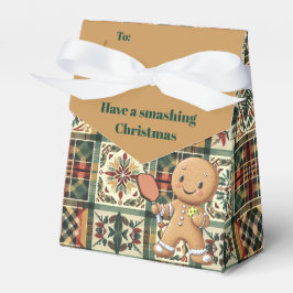 Custom text Jolly Ginger Paddle Pouch Geschenkschachtel