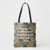 Custom Text Khatam Marquetry iranische Kunstgesche Tasche (Vorderseite)
