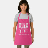 Custom Text Kiteküche Monogram GRILLEN Koch Backge Schürze (Insitu)