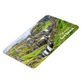 Custom Text Klifbrekkufossar, Island Magnet (Linke Seite)