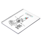 CUSTOM TEXT - Lass uns tanzen Notizblock (Linke Seite)