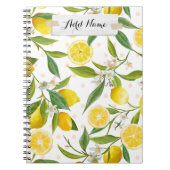 CUSTOM TEXT - Lemon Notebook Notizblock (Vorderseite)