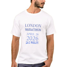 Custom Text London 2023 Marathon T-Shirt