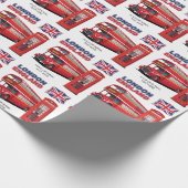 Custom Text London - England Geschenkpapier (Ecke)