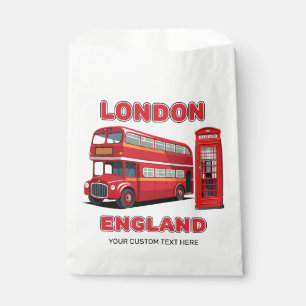Custom Text London - England Geschenktütchen