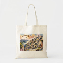  Custom Text Matera Italy Travel Sassi di Matera Tragetasche