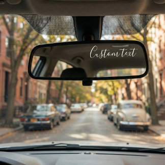 Custom Text Mirror Decal – Personalized Car Mirror Aufkleber