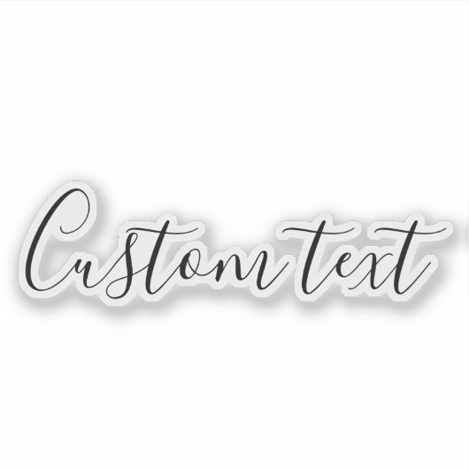 Custom Text Mirror Decal – Personalized Car Mirror Aufkleber (Vorderseite)