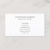 Custom Text Modern Elegant Simple Professional Visitenkarte (Vorderseite)