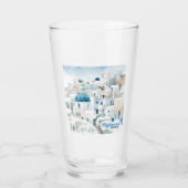 Custom Text Mykonos Griechenland Glas (Vorderseite)