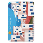 Custom Text Mykonos Griechenland Magnet (Vertikal)