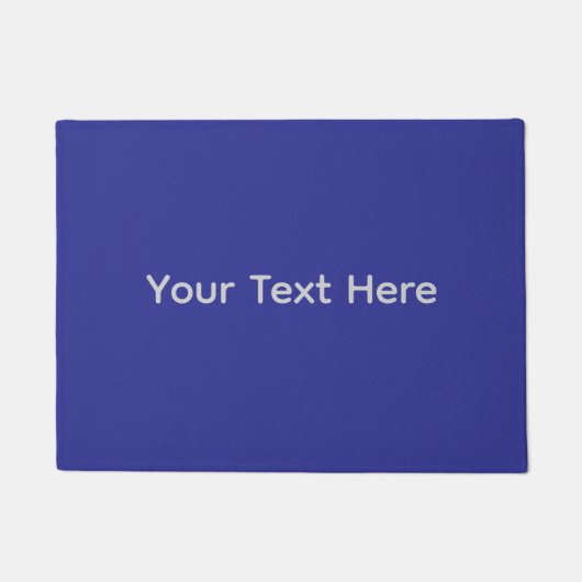 Custom Text Navy Blue | Personalized Welcome Fußmatte (Vorderseite)