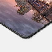 Custom Text New York City Skyline Schreibtischunterlage (Ecke)