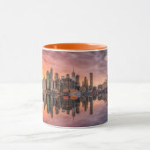 Custom Text New York City Skyline Tasse (Zentrum)