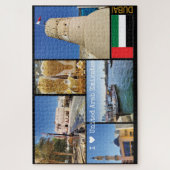 Custom text, old Dubai, Deira Puzzle (Vertikal)