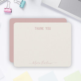 CUSTOM TEXT Persönliche moderne Skriptkalligrafie Mitteilungskarte