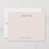 CUSTOM TEXT Persönliche moderne Skriptkalligrafie Mitteilungskarte (Vorderseite)