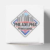 Custom Text Philadelphia Pennsylvania Geschenkschachtel (Oben)
