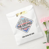 Custom Text Philadelphia Pennsylvania Geschenktütchen (Versiegelt)