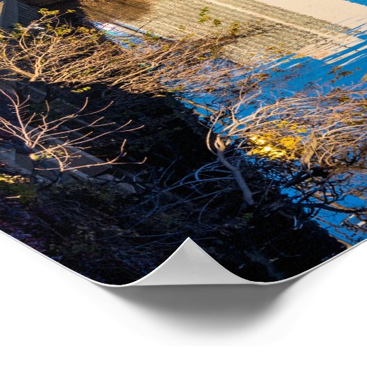 Custom Text Philadelphia Pennsylvania Poster (Ecke)