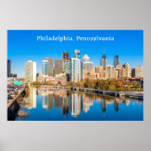 Custom Text Philadelphia Pennsylvania Poster (Vorne)