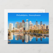 Custom Text Philadelphia Pennsylvania Postkarte (Vorne/Hinten)