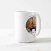 Custom Text Photo Best Grandma Ever Kaffeetasse (VorderseiteRechts)