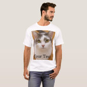 Custom Text Photo Personalized  T-Shirt (Vorne ganz)