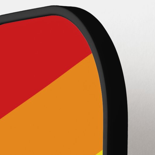 Custom Text Rainbow Pride Pickleball Schläger (Linke Seite)