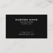 CUSTOM TEXT - Ray Skeleton Hand & Computer Maus Visitenkarte (Rückseite)